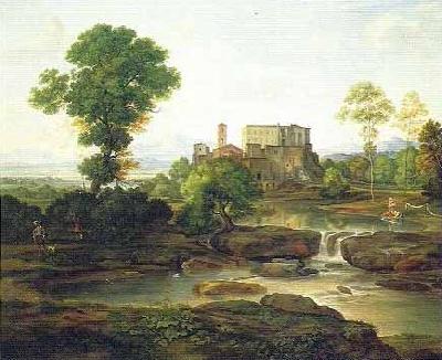 Ferdinand von Olivier Ideal Italian landscape oil painting picture